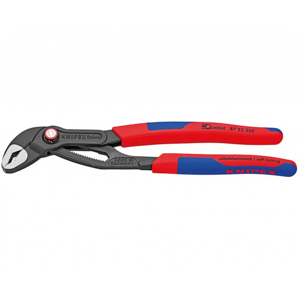 Клещи переставные Knipex Cobra QuickSet 250мм KN-8722250 клещи переставные knipex kn 8721300sb cobra® quickset 70 мм 2 3 4 300 мм пластиковые рукоятки