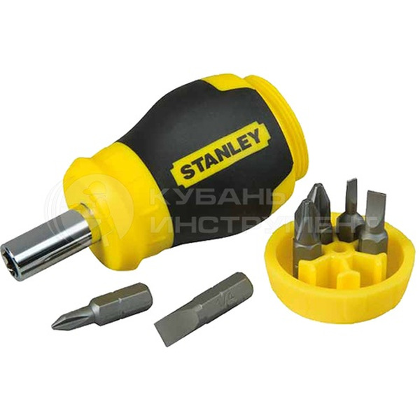 цена Отвертка наборная Stanley Multibit 6 бит 0-66-357