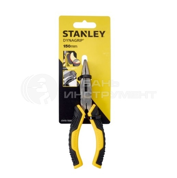 Длинногубцы Stanley Control Grip изогнутые STHT0-75065