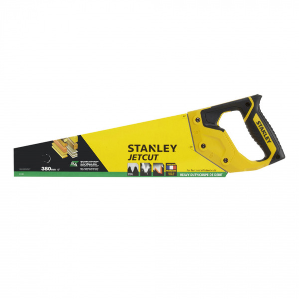 Ножовка по дереву Stanley Jet-Cut 7*380мм 2-15-281