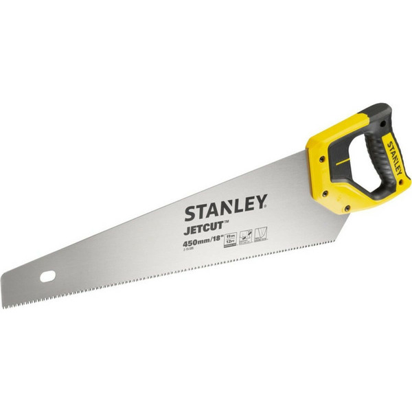 ножовка по дереву 400мм jet cut sp х7 stanley 2 15 281 Ножовка по дереву Stanley Jet-Cut 11*450мм 2-15-595