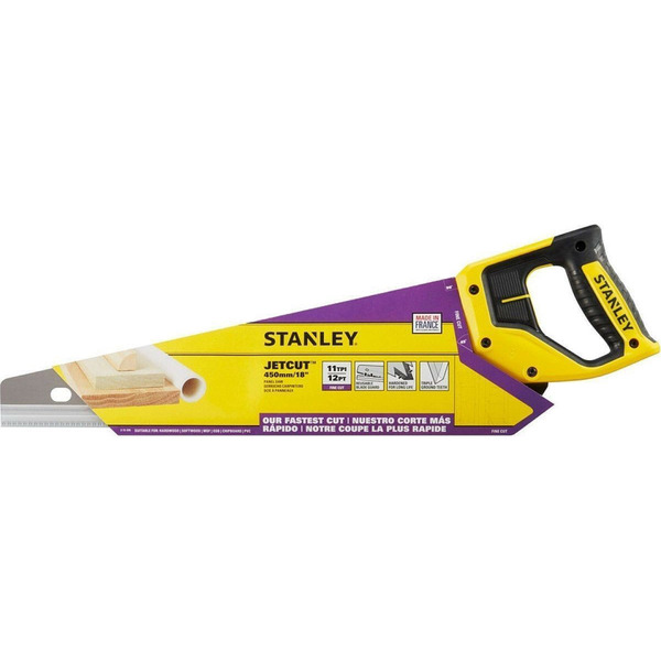 Ножовка по дереву Stanley Jet-Cut 11*450мм 2-15-595