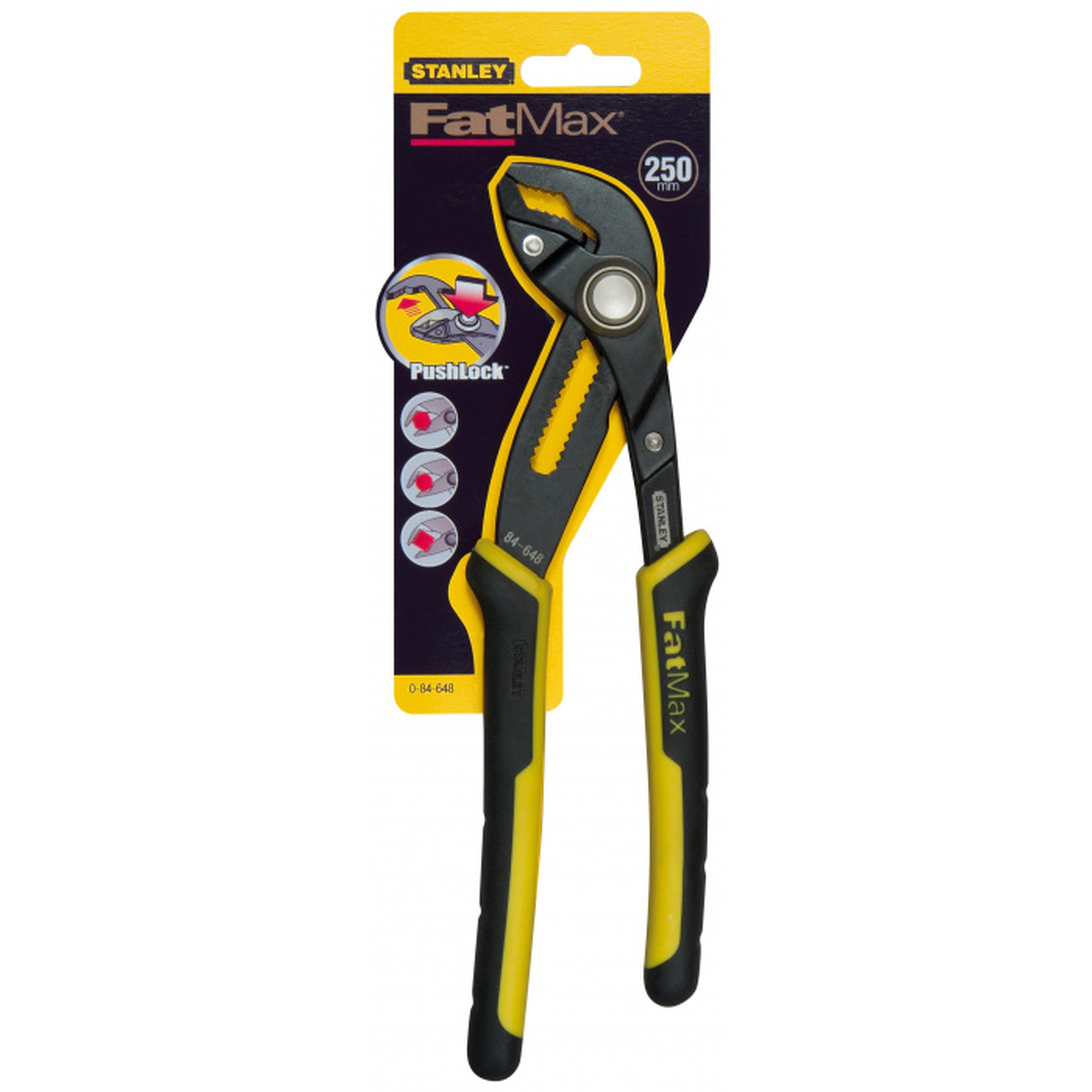 Клещи переставные Stanley FatMax 250мм 0-84-648 stanley wire stripper 84 214