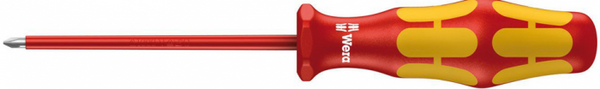 Отвертка диэлектрическая Wera KraftformPlus PH1*80мм WE-006152