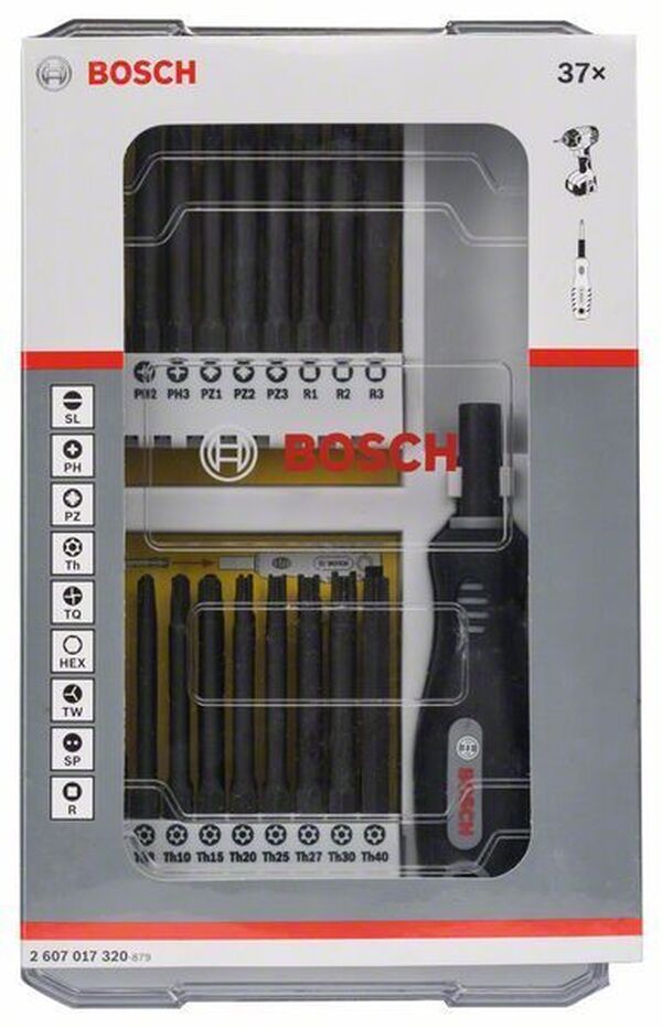 Отвертка наборная Bosch 36 предм 2607017320