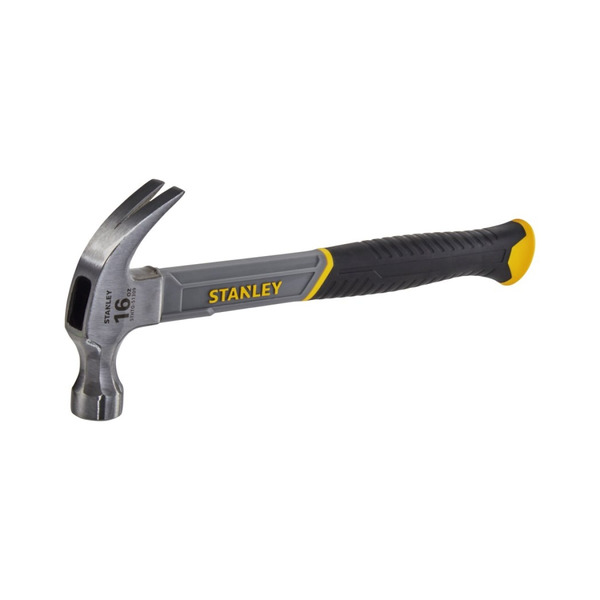 Молоток-гвоздодер Stanley Fiberglass 0,45кг STHT0-51309 молоток stanley steelmaster 750гр