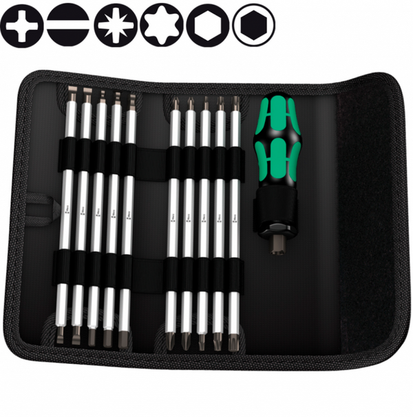 Отвертка наборная Wera 10 бит WE-002990