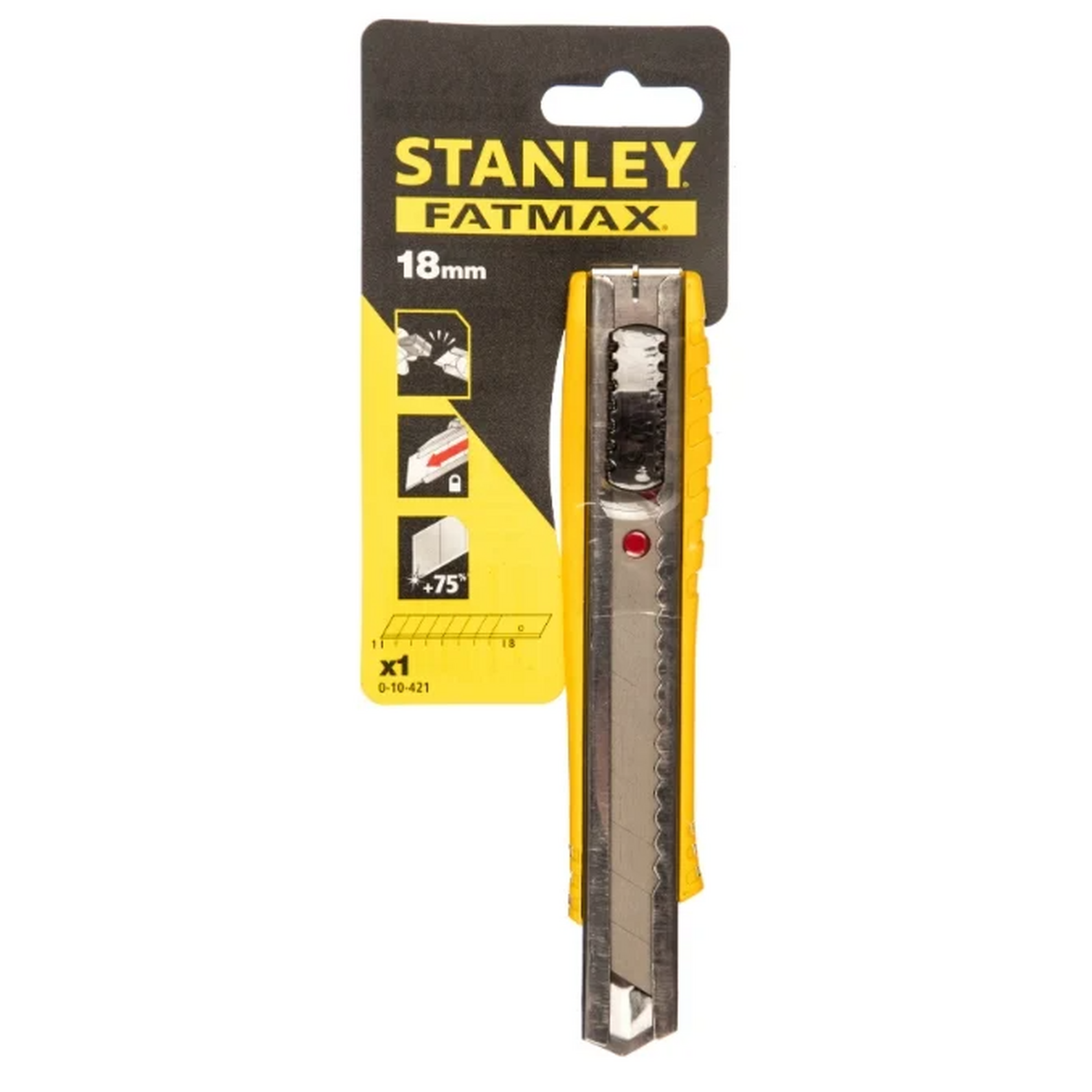 Нож Stanley FatMax 18мм металл.корпус 0-10-421