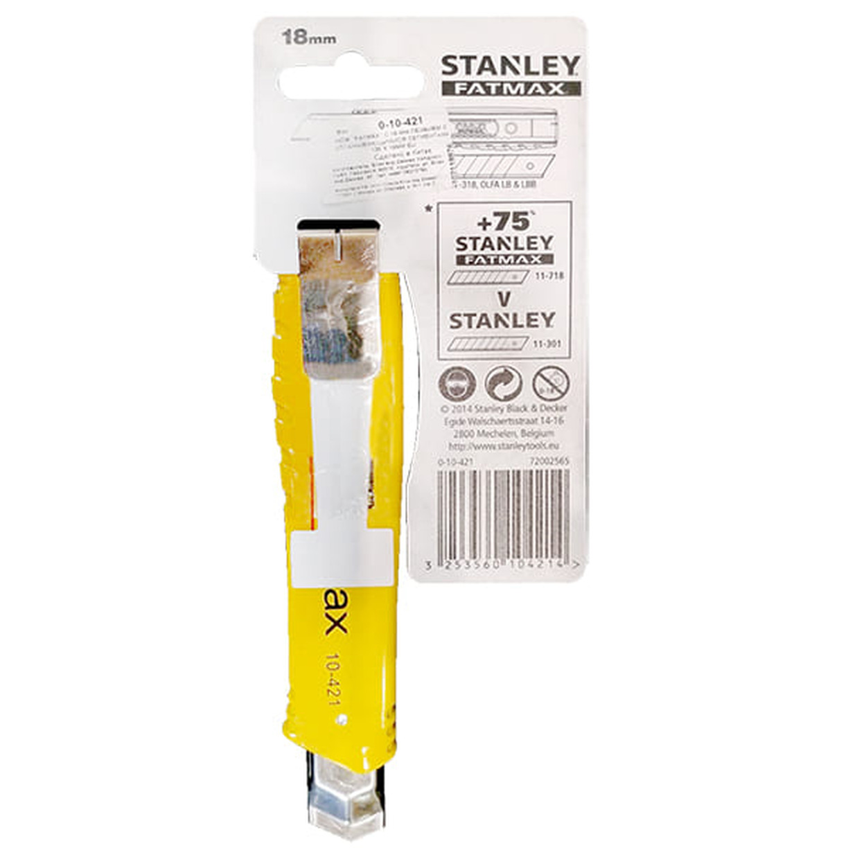 Нож Stanley FatMax 18мм металл.корпус 0-10-421