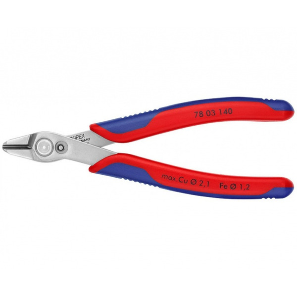 Бокорезы Knipex Electronic Super прецизионные KN-7803140 бокорезы knipex 7001180 черненые черного цвета 180 mm