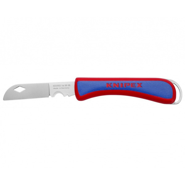 Нож для снятия изоляции Knipex складной KN-162050SB нож для снятия изоляции knipex 1000в