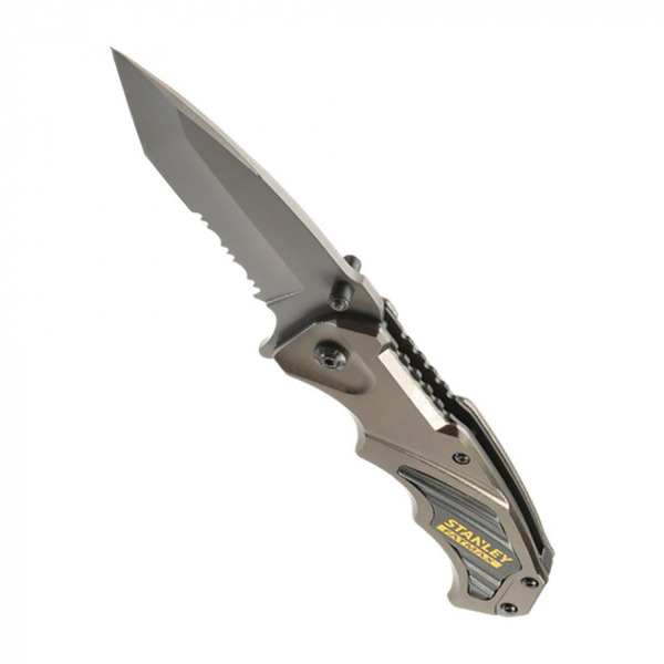 нож складной stanley fmht0 10312 premium черный серебристый Нож Stanley Fatmax складной FMHT0-10311