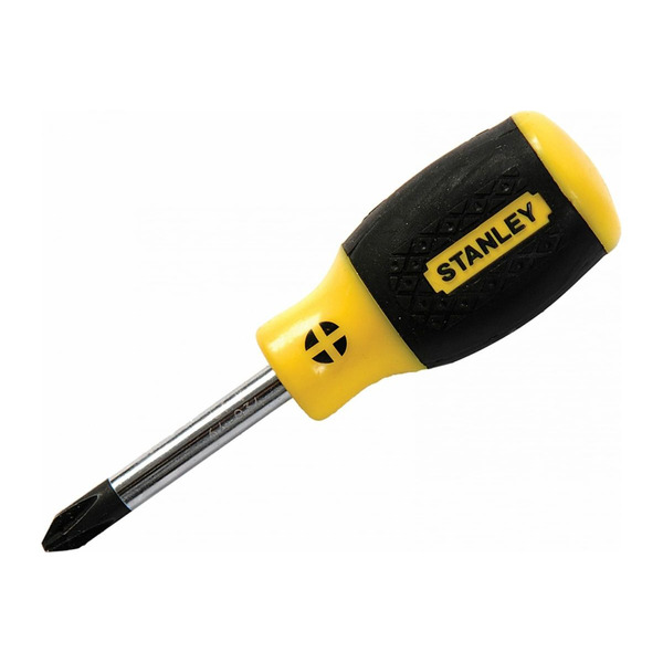 отвертка stanley cushion grip pz1 75 мм 0 64 955 Отвертка Stanley Cushion Grip PH2*45мм 0-64-934