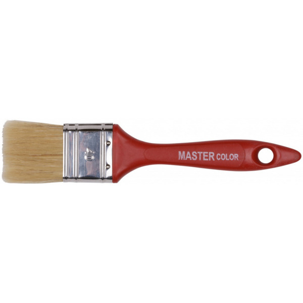Кисть Master Color флейцевая 40мм натуральная щетина 30-0122 кисть малярная флейцевая master color халяль 30 0221 30 мм