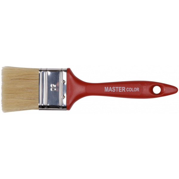 Кисть Master Color флейцевая 50мм натуральная щетина 30-0123 кисть малярная флейцевая master color халяль 30 0221 30 мм