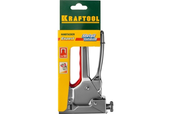 Степлер Kraftool Professional 6-14мм тип 53 стальной 3187