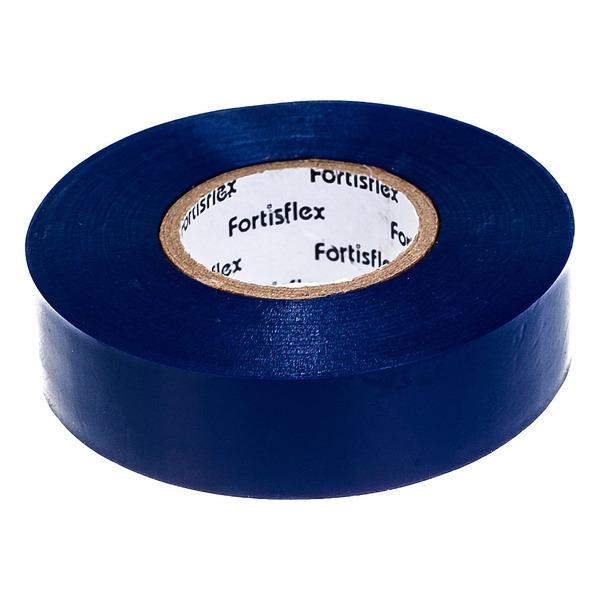 Изолента Fortisflex ПВХ 19*0,15*20 синяя 71235