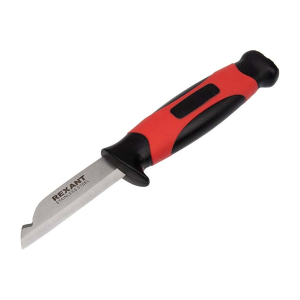 Нож для снятия изоляции Rexant с чехлом 12-4939 нож 180 мм rexant кабельный 12 4937 для снятия изоляции