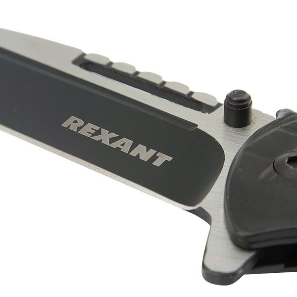Нож Rexant Black Tactic складной 12-4910-2