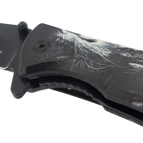 Нож Rexant Black Wolf складной 12-4907-2