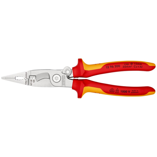 Стриппер Knipex Elektro-Installationszange KN-1396200SB стриппер для зачистки проводов knipex kn 1386200 210 мм