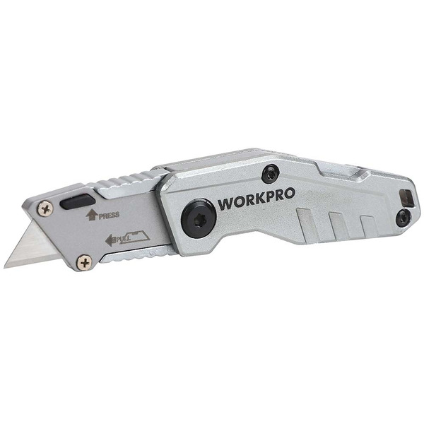 Нож WorkPro cкладной алюминиевый WP211010