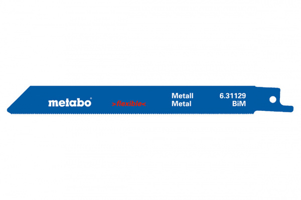 Полотно для сабельной пилы по металлу Metabo S918А2 150*0,9мм 631129000