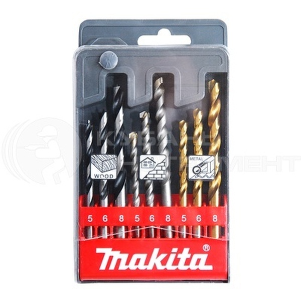 Набор сверл Makita  9шт  D-08660
