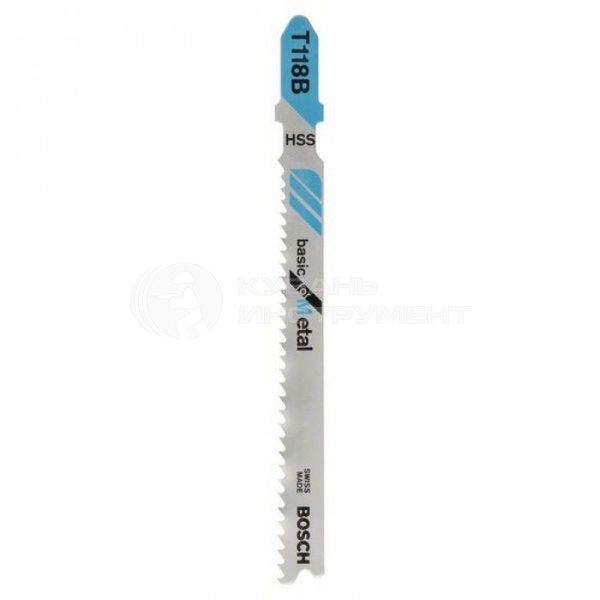 Пилки для лобзика Bosch Т118В HSS  5шт  2608631014