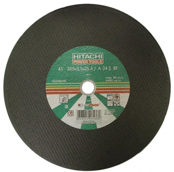 Круг отрезной Hitachi А24 355*3,5*25,4 (35535)