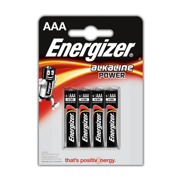 Батарейка Energizer LR03 4BL 4/48 01-00006141