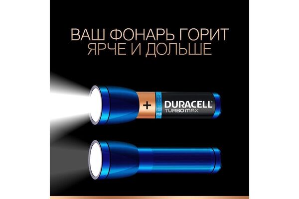 Батарейка Duracell LR03 4BL Turbo (40/120) 01-00006089