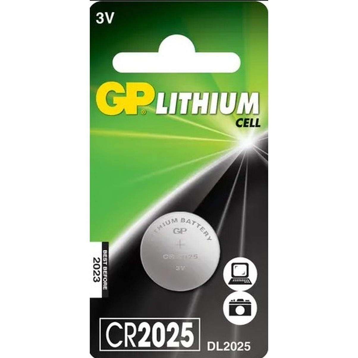 Батарейка GP CR2025-2C5 09037