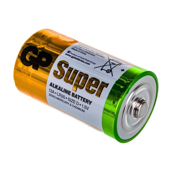 Батарейка GP LR20 Super Alkaline 13A-CR2 02655