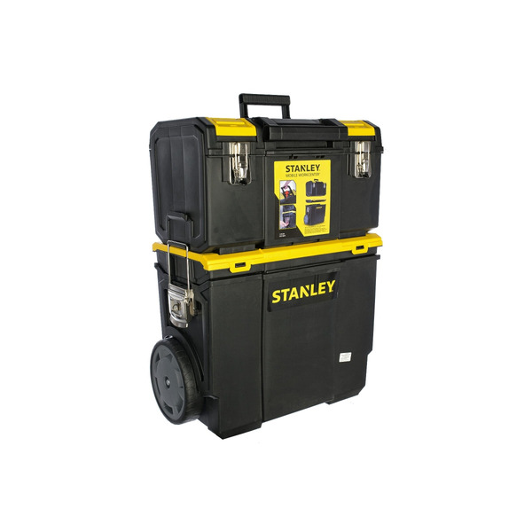 Ящик с колесами Stanley Mobile Workcenter 3 в 1 1-70-326 ящик stanley mobile job chest 1 93 278 96 2x57 8x59 1 см черный