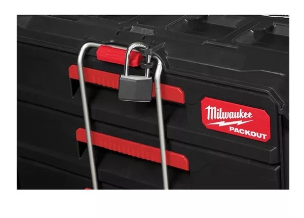 Ящик Milwaukee Packout с 3-мя выдвижными отсеками 4932472130