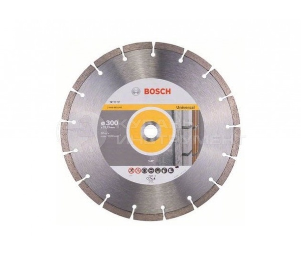 Диск алмазный Bosch PF Universal 300-20/25,4 2608602548