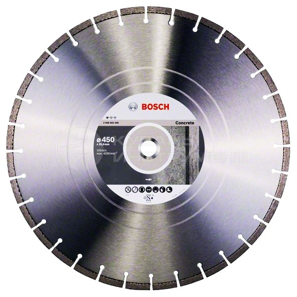 Диск алмазный Bosch PF Concrete 450-25,4 2608602546