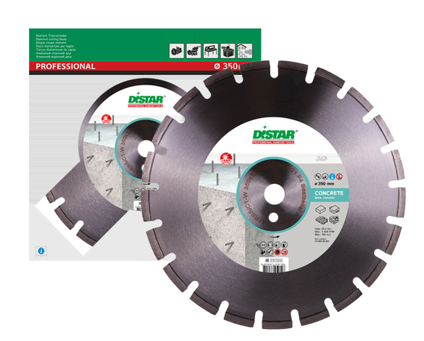 Диск алмазный Distar Bestseller Concrete 1A1RSS/C1-W 350*3,2/2,2*9*25,4-21 F4 12185526024