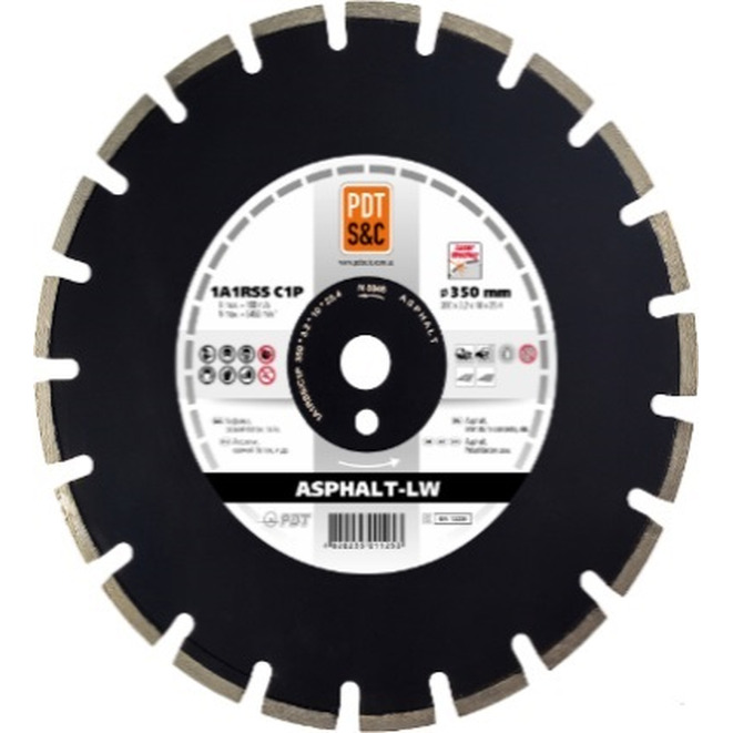 Диск алмазный PDT Asphalt 1A1RSS/C1 400*3,5*10*25,4 71302BASPH