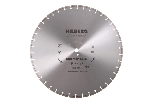 Диск алмазный Hilberg Hard Materials Laser 600*25,4мм HM113
