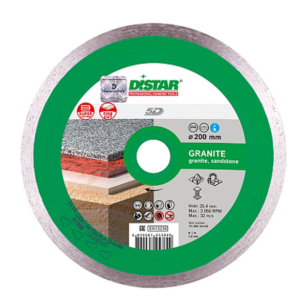 Диск алмазный DiStar Granite 1A1R 250*1.6*10*32 11127034018