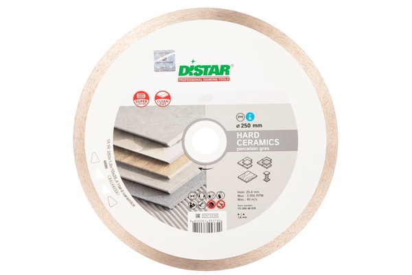 Диск алмазный DiStar Hard Ceramics 1A1R 250*1.6*10*25.4 11120048019