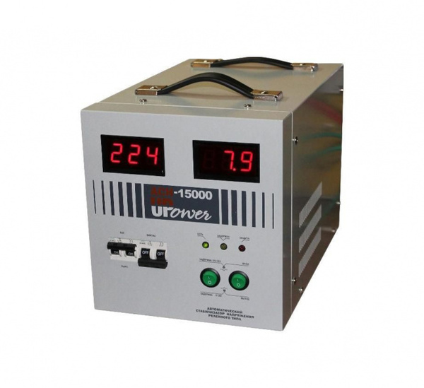 Стабилизатор напряжения Upower АСН-15000 с цифровым дисплеем E0101-0017