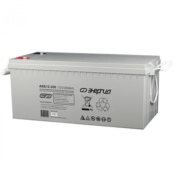 Аккумулятор Энергия АКБ 12-200  тип AGM  Е0201-0018