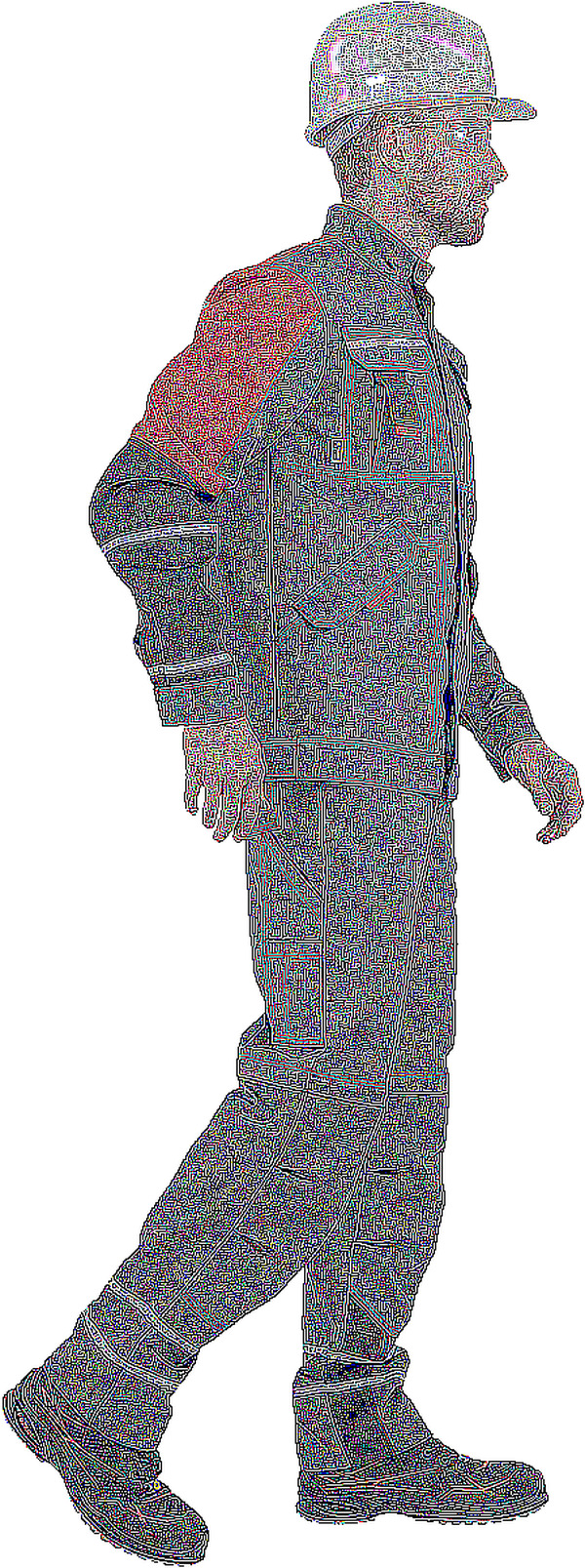 Куртка Хай-Тек, серый-красный-черный (120-124, 170-176) Кур 679