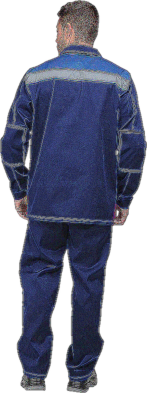 Костюм Профи темно-синий-василёк (112-116, 170-176) Кос 033