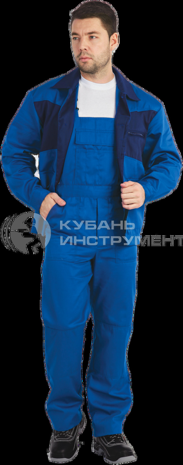 Костюм Специалист-2, василёк-темно-синий (120-124, 182-188) Кос 516
