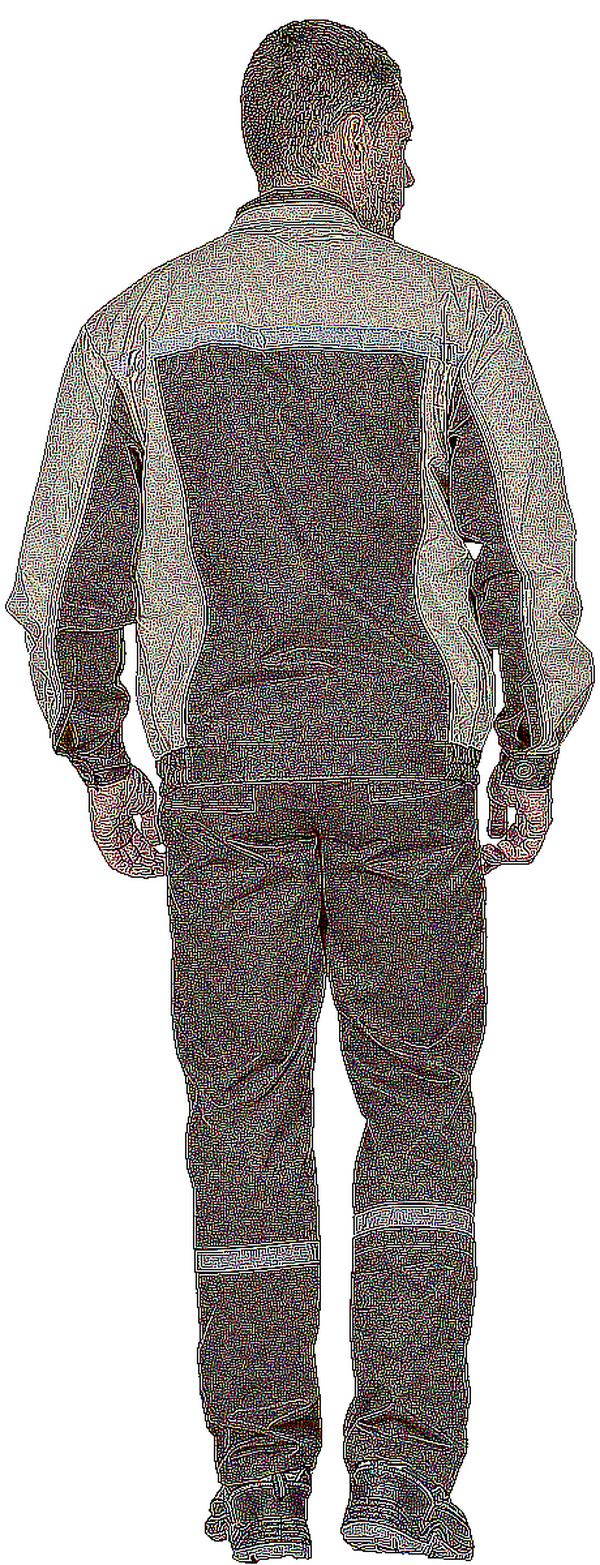 Костюм Смена коричневый-бежевый (96-100, 170-176) Кос 558