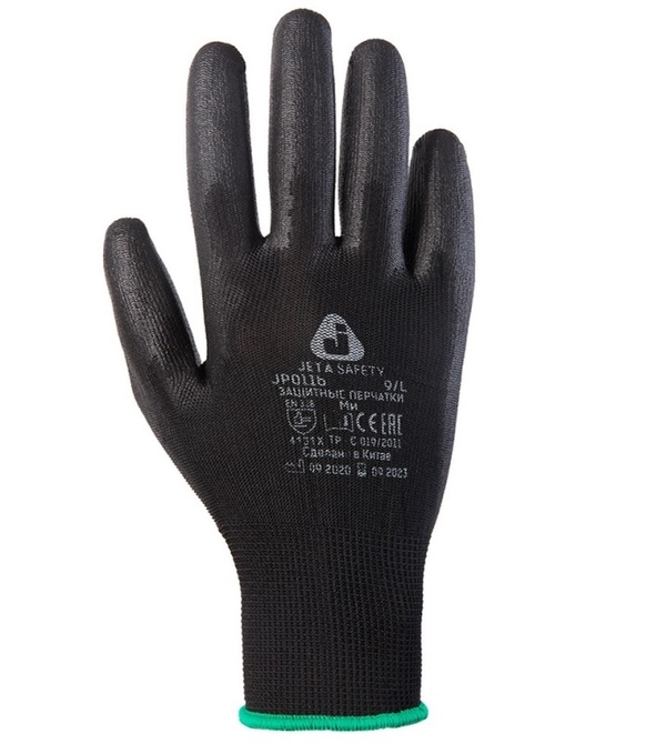 Перчатки Jeta Safety полиур покр JP011b-M